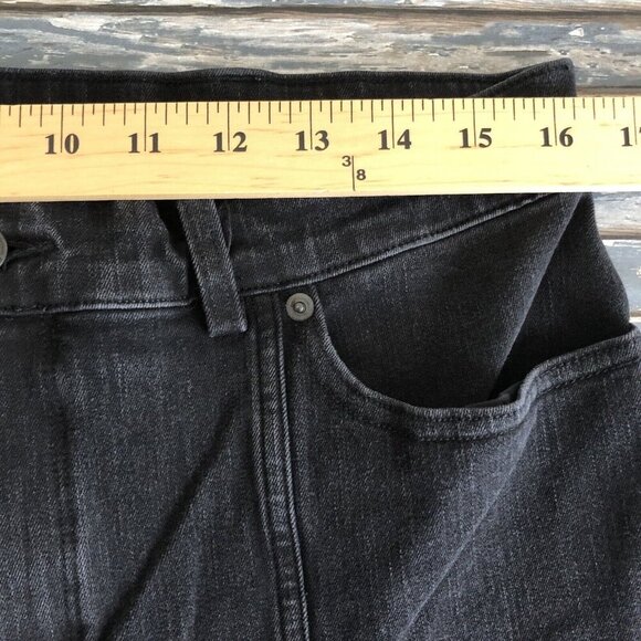 Duluth Trading Jeans 14L Womens Skinny Leg High Rise Front Seam Black - Picture 5 of 10